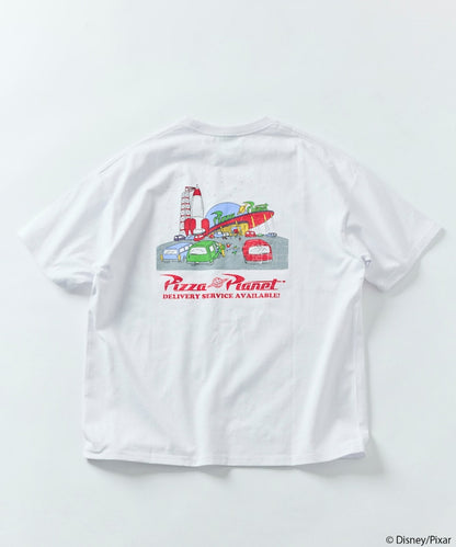 FREAK'S STORE x TOY STORY Big Silhouette Back Print Crew Neck T-Shirt / Pizza Planet 印花短袖T恤