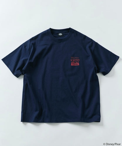 FREAK'S STORE x TOY STORY Big Silhouette Back Print Crew Neck T-Shirt / Pizza Planet 印花短袖T恤