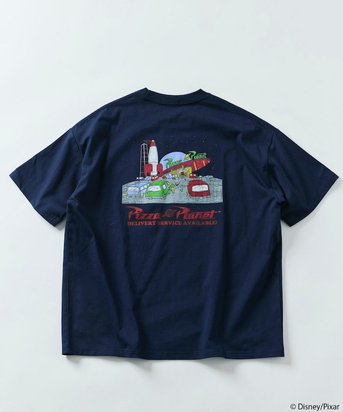 FREAK'S STORE x TOY STORY Big Silhouette Back Print Crew Neck T-Shirt / Pizza Planet 印花短袖T恤