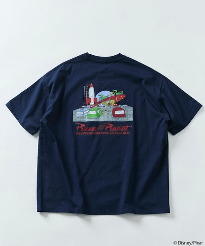 FREAK'S STORE x TOY STORY Big Silhouette Back Print Crew Neck T-Shirt / Pizza Planet 印花短袖T恤