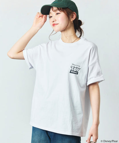 FREAK'S STORE x TOY STORY Big Silhouette Back Print Crew Neck T-Shirt / Pizza Planet 印花短袖T恤