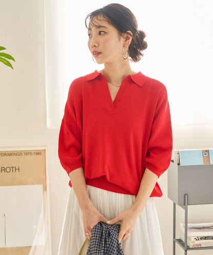 FREAK'S STORE 夏季針織Polo領短袖上衣