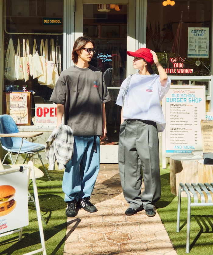 JENNIFER SEVEN × FREAK'S STORE 聯名限定 寬版圓領T恤