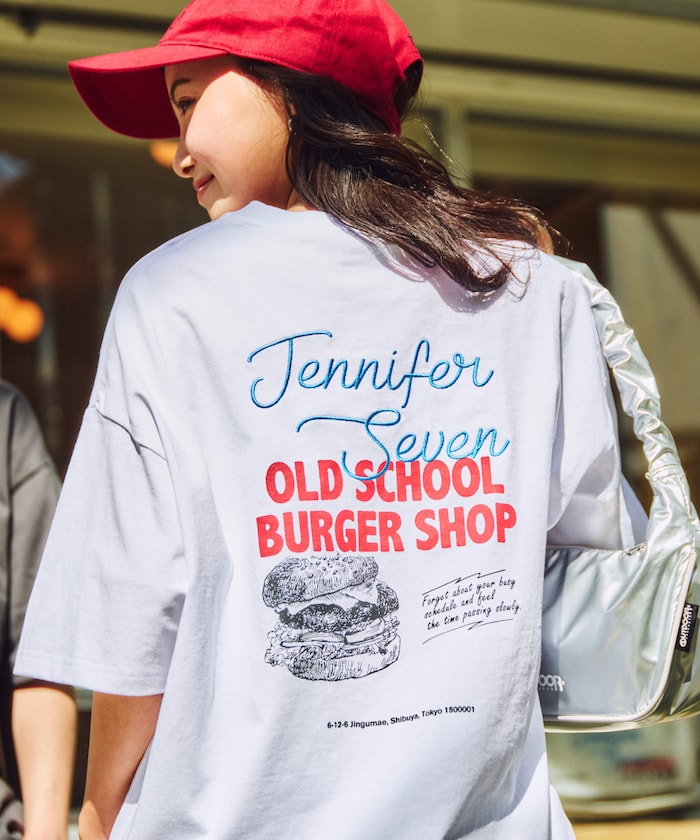 JENNIFER SEVEN × FREAK'S STORE 聯名限定 寬版圓領T恤