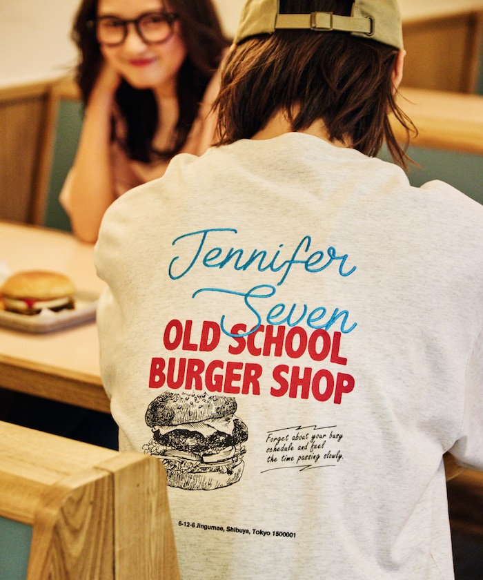 JENNIFER SEVEN × FREAK'S STORE 聯名限定 寬版圓領T恤