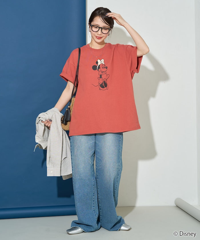 FREAK'S STORE Minnie Mouse 限定米妮印花短袖T恤