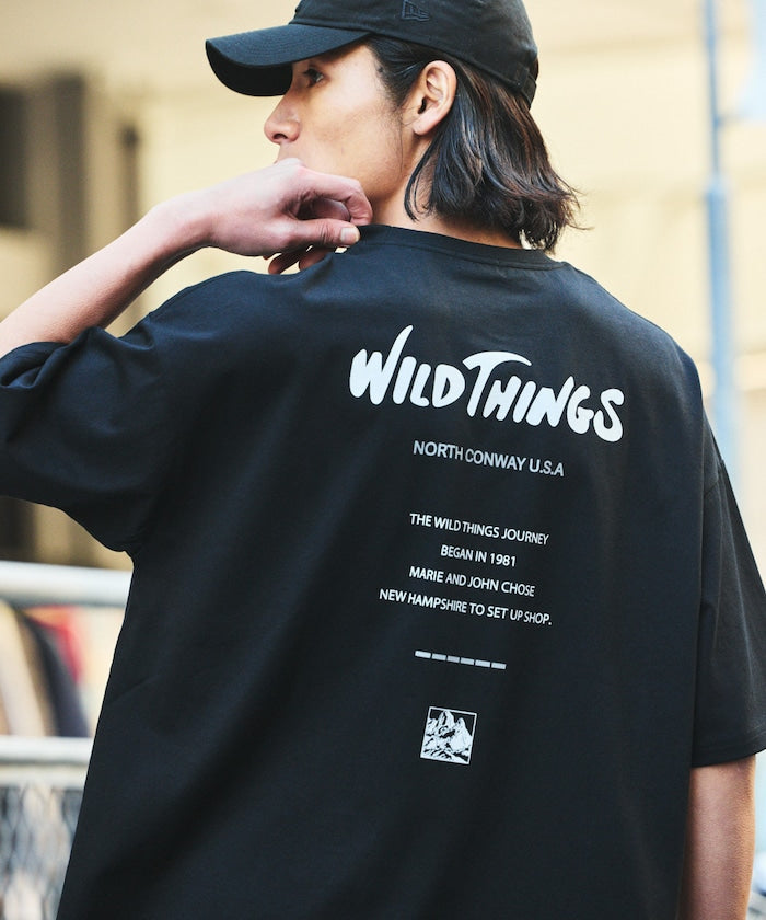 WILD THINGS × FREAK'S STORE 寬版LOGO圓領短袖T恤上衣