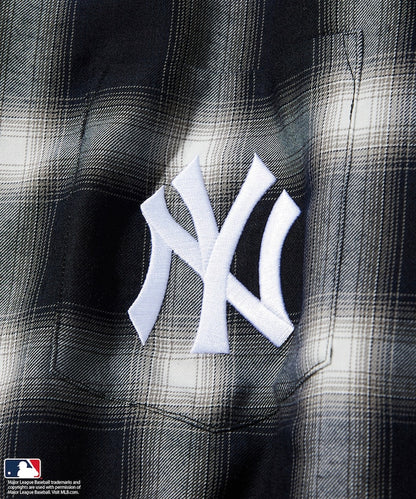 FREAK'S STORE Custom MLB short sleeve check shirt 短袖格紋襯衫
