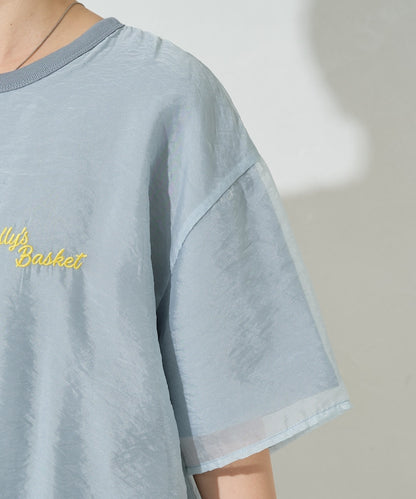 FREAK'S STORE 限定 透紗層次刺繡T恤