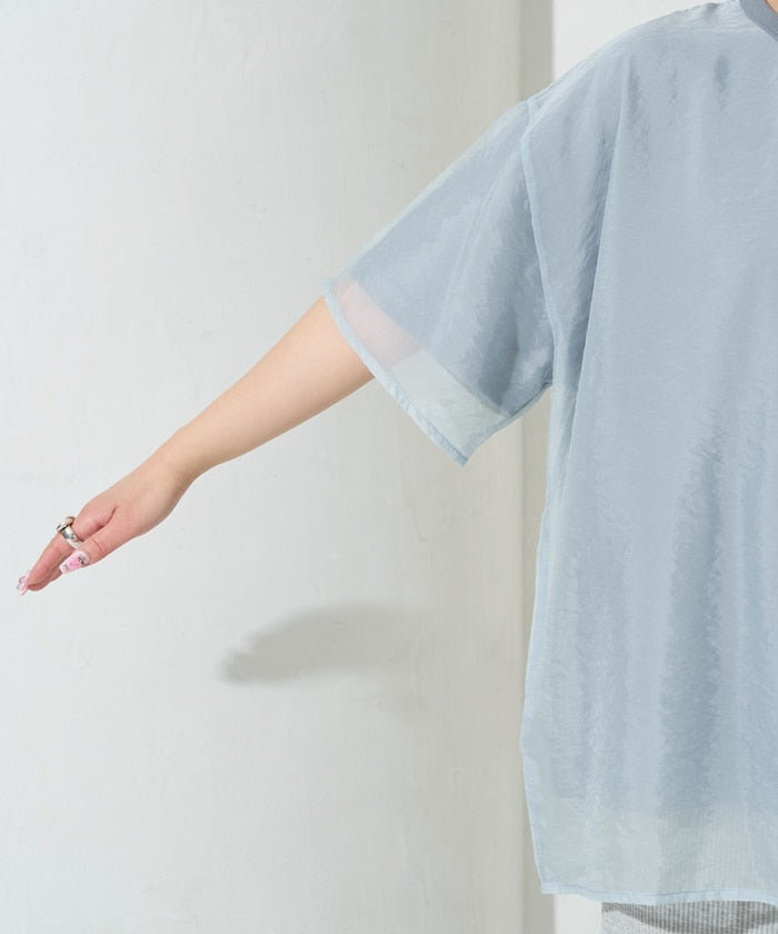 FREAK'S STORE 限定 透紗層次刺繡T恤
