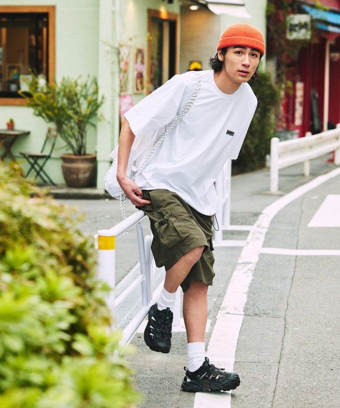 FREAK'S STORE Big silhouette amphibious raglan sleeve utility T-shirt / rash guard 寬版簡約短袖T恤