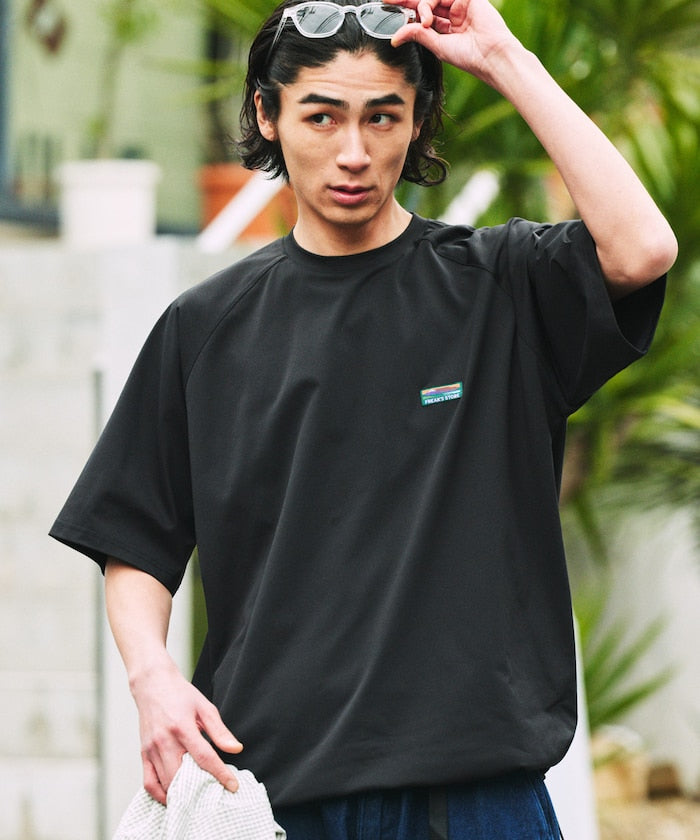 FREAK'S STORE Big silhouette amphibious raglan sleeve utility T-shirt / rash guard 寬版簡約短袖T恤