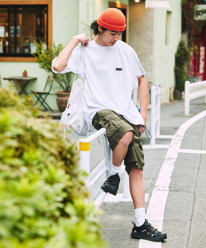 FREAK'S STORE Big silhouette amphibious raglan sleeve utility T-shirt / rash guard 寬版簡約短袖T恤