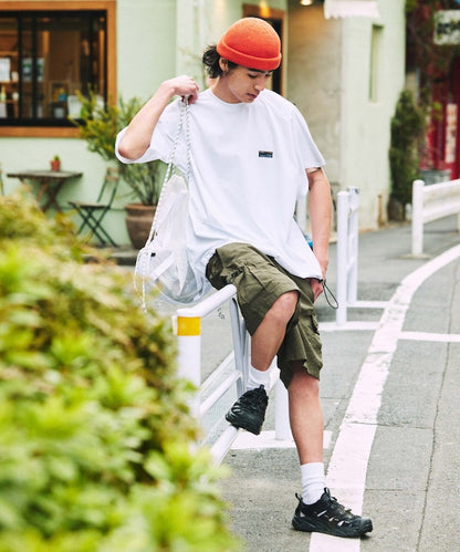 FREAK'S STORE Big silhouette amphibious raglan sleeve utility T-shirt / rash guard 寬版簡約短袖T恤