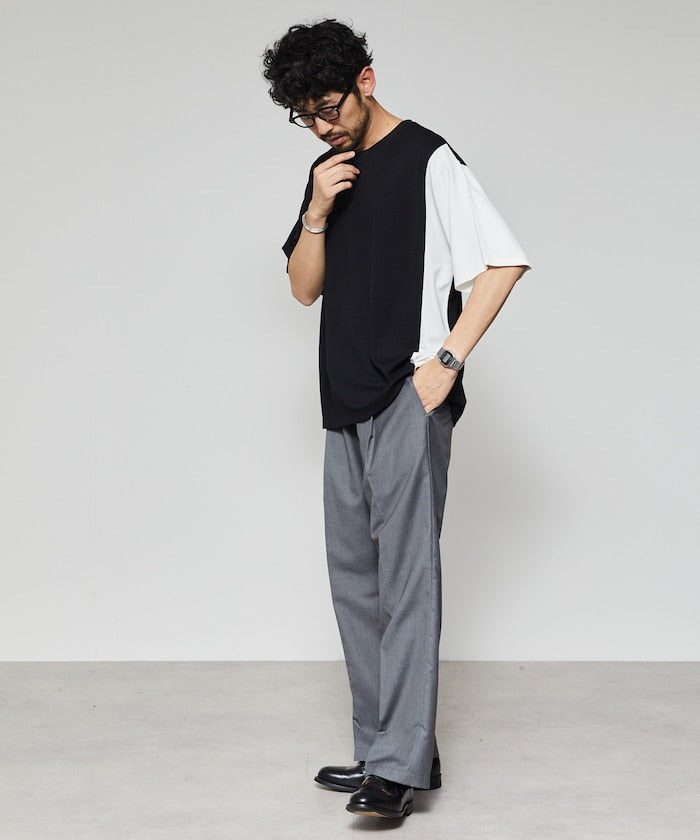 Firsthand UV protection Punch-on T-shirt 機能拼色短袖T恤