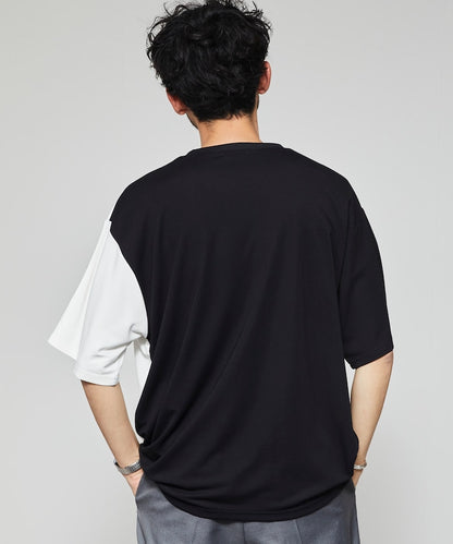 Firsthand UV protection Punch-on T-shirt 機能拼色短袖T恤