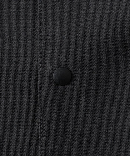 FREAK'S STORE Quick-drying material Relaxed fit Open collar shirt 寬版亞麻短袖襯衫