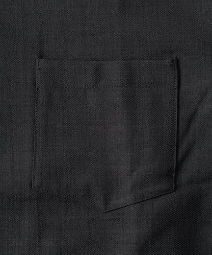 FREAK'S STORE Quick-drying material Relaxed fit Open collar shirt 寬版亞麻短袖襯衫