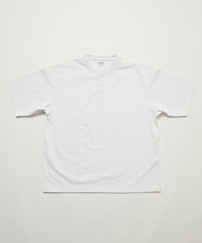 FREAK'S STORE AIRDRY 7.7 oz. big silhouette Henley neck T-shirt 亨利领 T恤