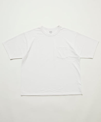 FREAK'S STORE AIRDRY pique knit crew neck pocket T-shirt 圓領口袋T恤