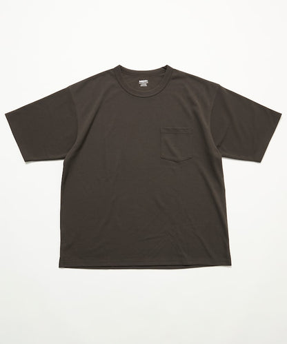 FREAK'S STORE AIRDRY pique knit crew neck pocket T-shirt 圓領口袋T恤