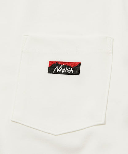 NANGA neo-PRO Relaxed Fit Spindle Pocket T-Shirt 口袋短袖T恤