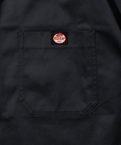 RED KAP relaxed fit half zip one point logo Short 半拉鍊工裝短袖襯衫