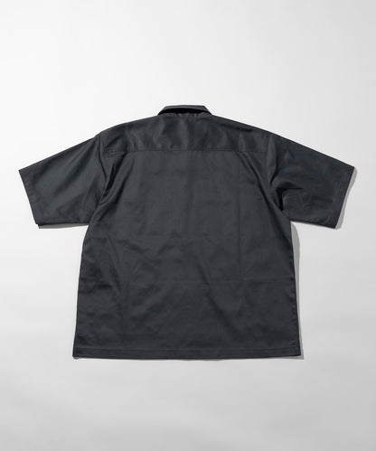 RED KAP relaxed fit half zip one point logo Short 半拉鍊工裝短袖襯衫
