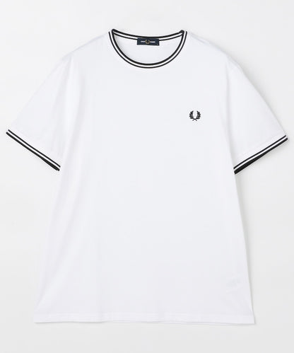 FRED PERRY Twin Tipped T-Shirt / M1588 簡約刺繡短袖T恤