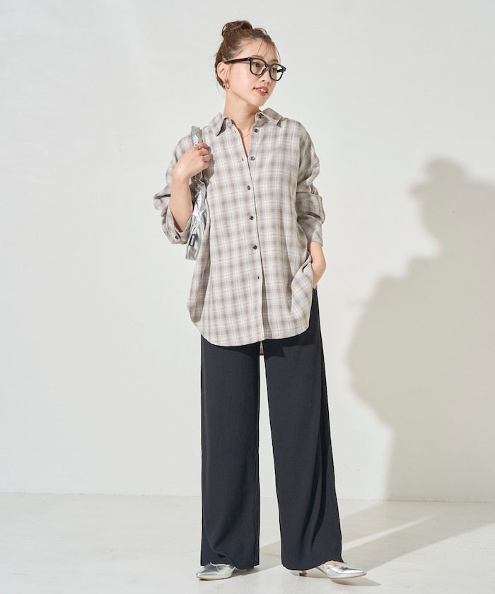 FREAK'S STORE 限定 寬鬆羅紋休閒長褲