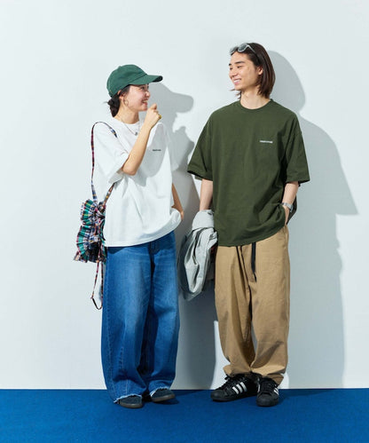 FREAK'S STORE Relaxed fit logo crew neck T-shirt 簡約LOGO短袖圓領T恤