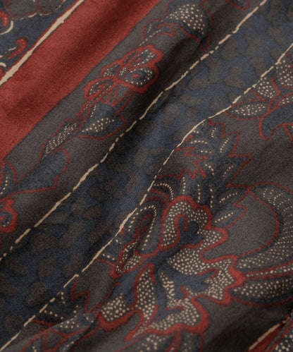 FREAK'S STORE Relaxed Fit Batik Print Open Collar Shirt/Floral 印花短袖襯衫