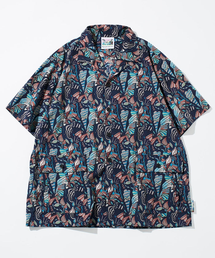 FREAK'S STORE Beach & Festival Water-repellent nylon open collar shirt 短袖開襟襯衫