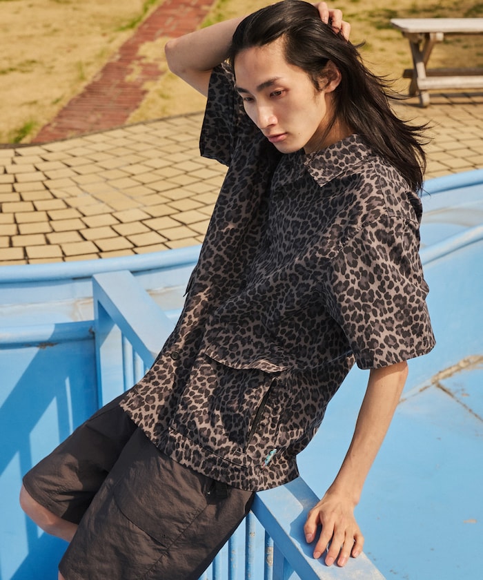 FREAK'S STORE Beach & Festival Water-repellent nylon open collar shirt 短袖開襟襯衫