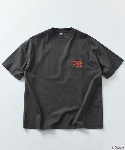 FREAK'S STORE x Disney Mickey Mouse Big Silhouette Back Print T-Shirt / Life Goes Laughter 印花短袖T恤