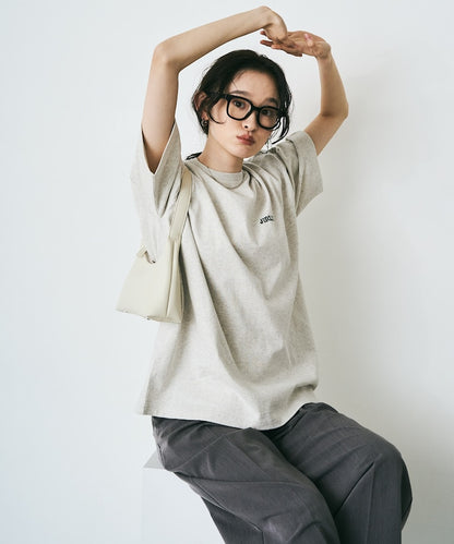 JERAZEES one point design Short sleeve T-shirt 刺繡LOGO短袖T恤