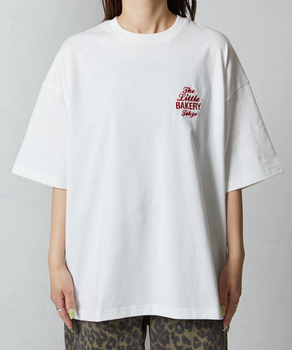 FREAK'S STORE x The Little BAKERY Tokyo logo embroidered Short sleeve T-shirt 印花刺繡短袖T恤