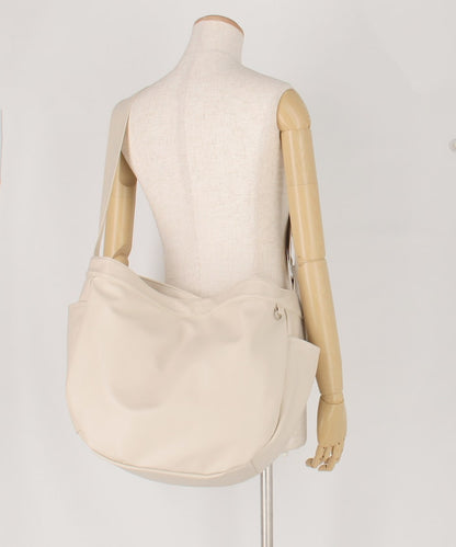 FREAK'S STORE Leatherette Newspaper Bag 皮革大容量側背包