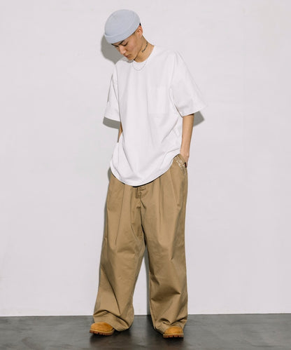 FREAK'S STORE 10.5 oz. HEAVY WEIGHT short sleeve crew neck pocket T-shirt 寬版口袋短袖T恤