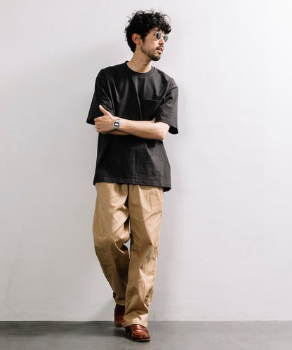 FREAK'S STORE 10.5 oz. HEAVY WEIGHT short sleeve crew neck pocket T-shirt 寬版口袋短袖T恤