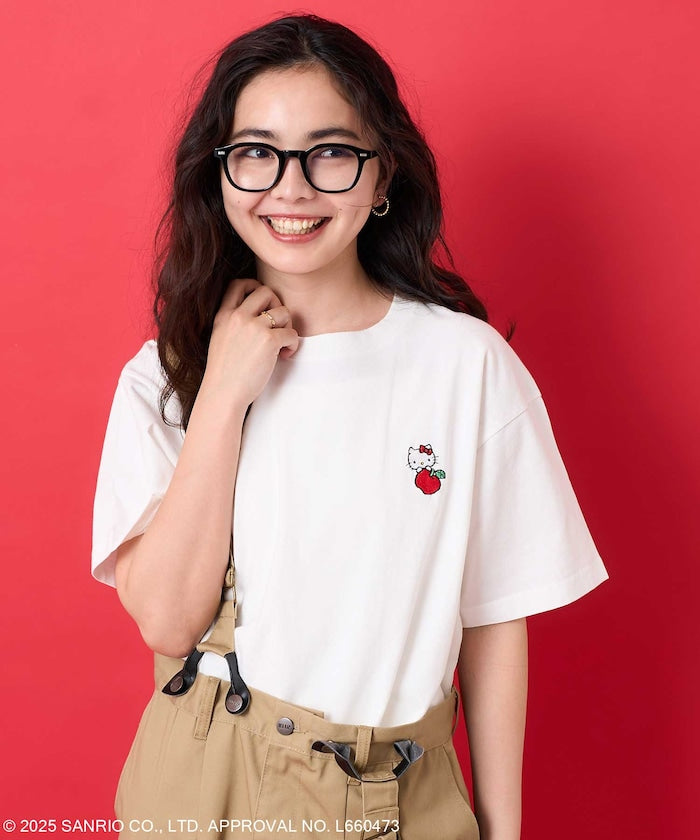 FREAK'S STORE X SANRIO HELLO KITTY 刺繡圖案短袖T恤