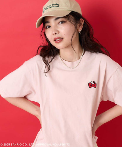 FREAK'S STORE X SANRIO HELLO KITTY 限定 背面四格印花短袖T恤