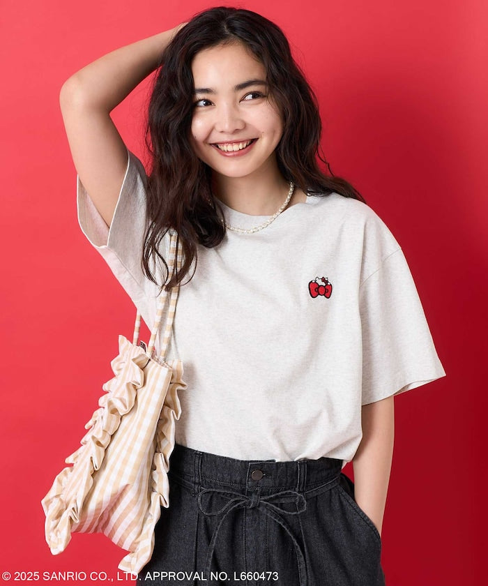 FREAK'S STORE X SANRIO HELLO KITTY 限定 背面四格印花短袖T恤