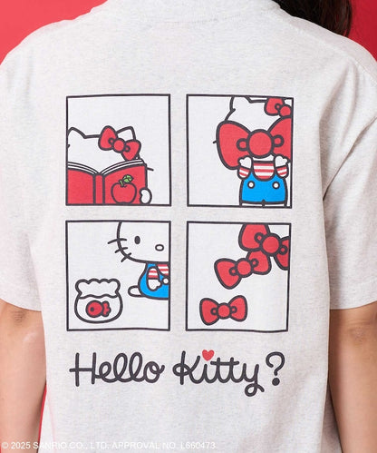 FREAK'S STORE X SANRIO HELLO KITTY 限定 背面四格印花短袖T恤