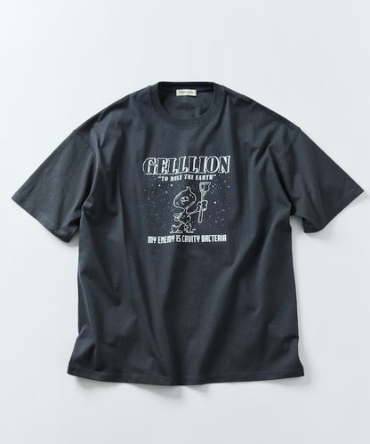 FREAK'S STORE GELLLION Relaxed Fit Crew Neck Printed T-Shirt / BACTERIA 印花短袖T恤