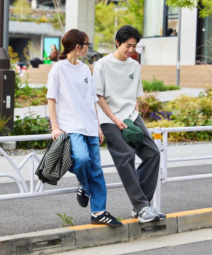 FREAK'S STORE GELLLION Relaxed Fit Crew Neck Printed T-Shirt / GEL OP 刺繡圖案短袖T恤