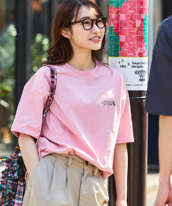 FREAK'S STORE PSTER Puster Relaxed Fit Back Print Crew Neck T-Shirt / THREE PSTER 印花短袖T恤