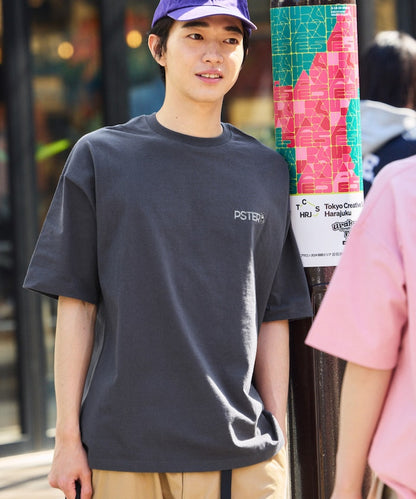 FREAK'S STORE PSTER Puster Relaxed Fit Back Print Crew Neck T-Shirt / THREE PSTER 印花短袖T恤