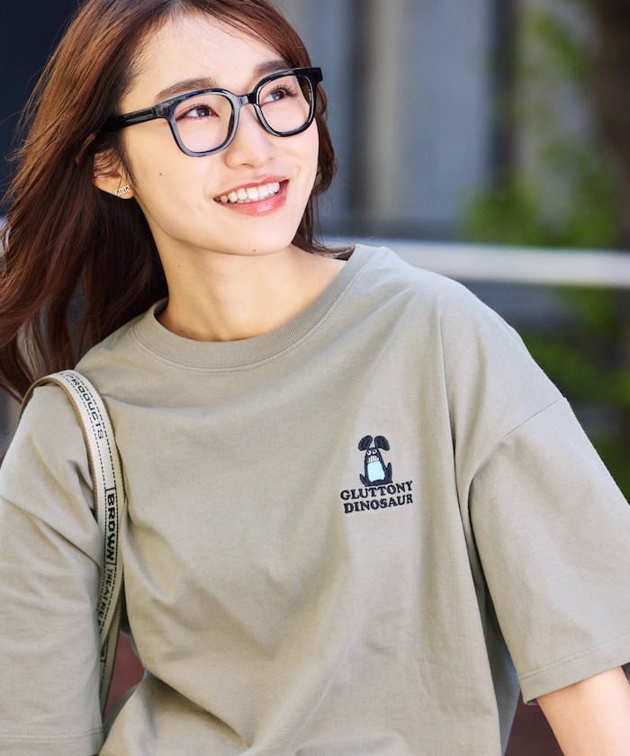 FREAK'S STORE PSTER Puster Relaxed Fit Back Print Crew Neck T-Shirt / PSTER OP 刺繡圖案短袖T恤