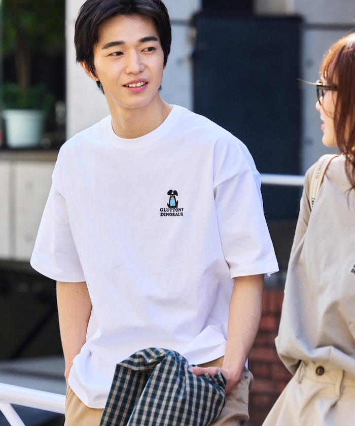 FREAK'S STORE PSTER Puster Relaxed Fit Back Print Crew Neck T-Shirt / PSTER OP 刺繡圖案短袖T恤